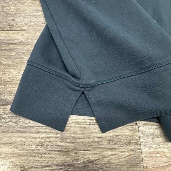 Sweaty Betty Teal Gray Womens XS Spell Out Crewneck SBLDN‎ Oversized Sweatshirt - Picture 5 of 9